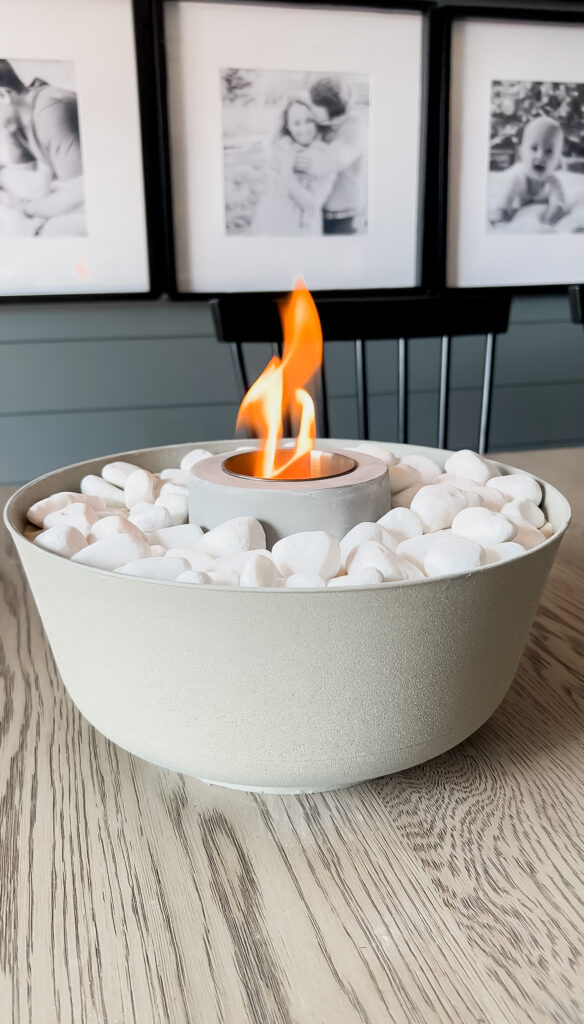 How to Make a DIY Tabletop Outdoor Fire Bowl - Come Stay Awhile by ...