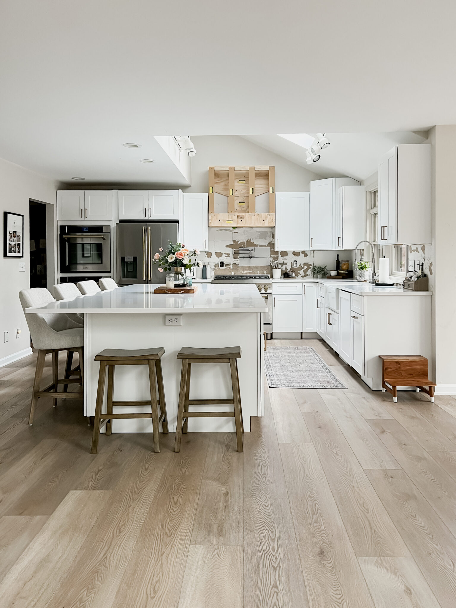 DIY Plaster Oven Range Hood Come Stay Awhile by Amanda Vernaci