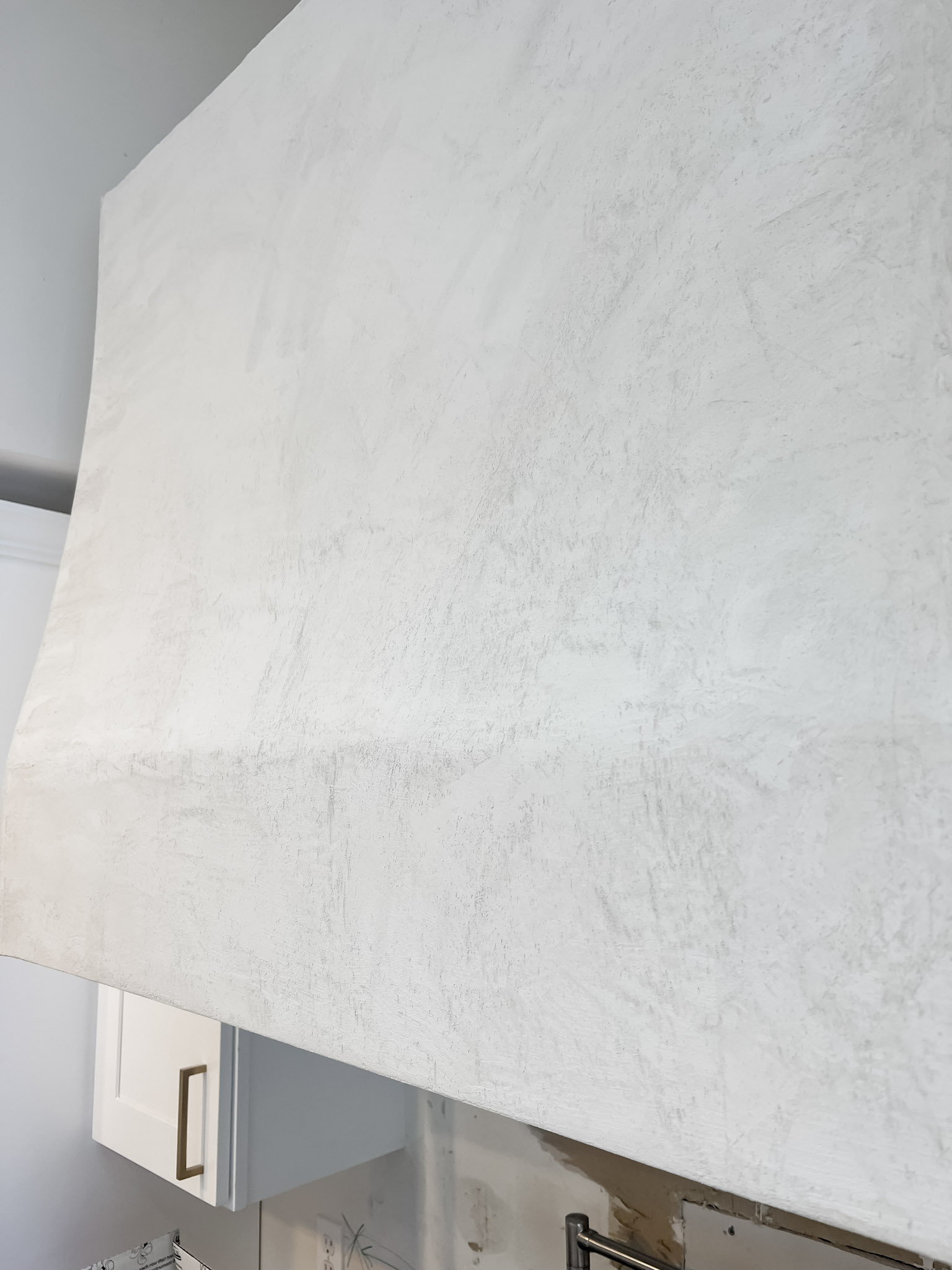 DIY Plaster Oven Range Hood Come Stay Awhile by Amanda Vernaci