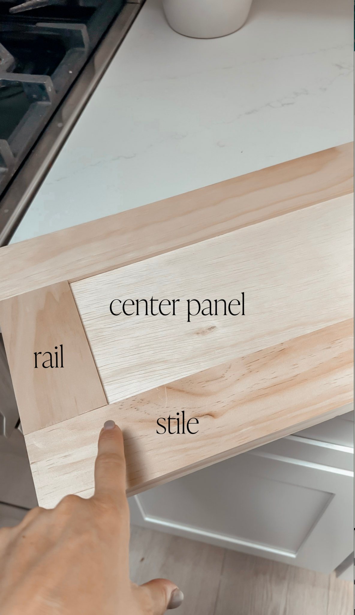 Detailed Tutorial for DIY Shaker Style Drawer Front Come Stay Awhile