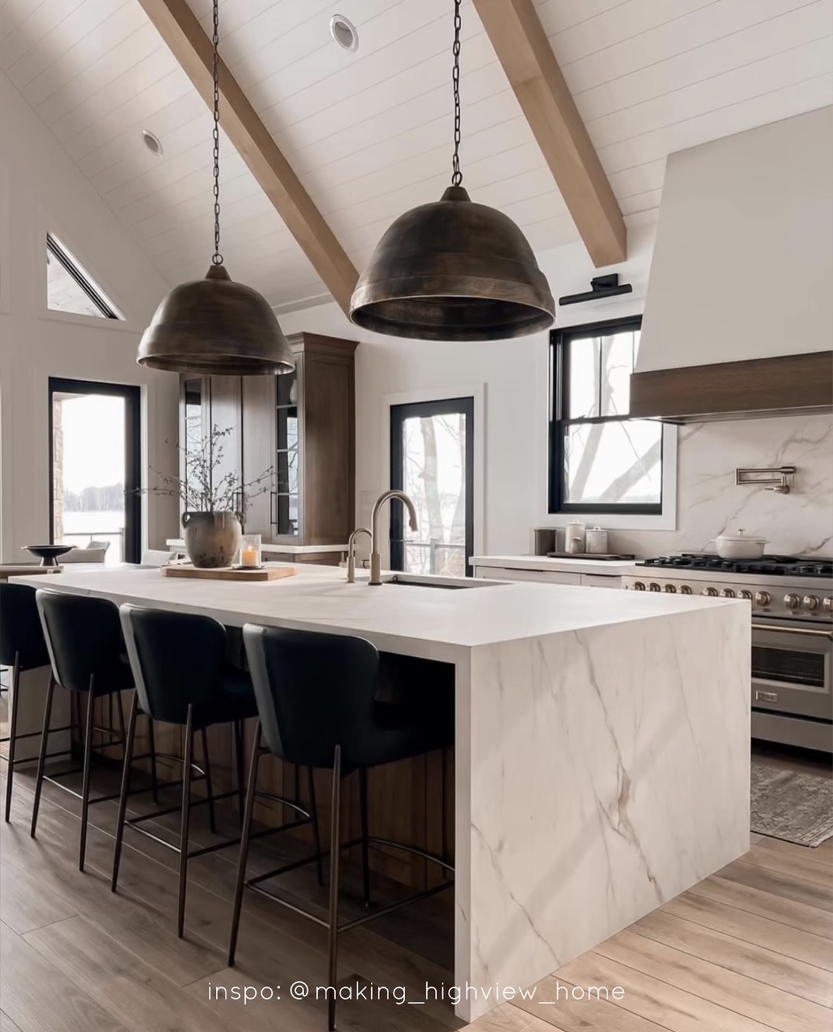 Adding Faux Beams to My Kitchen: A Step by Step Tutorial - Come Stay ...