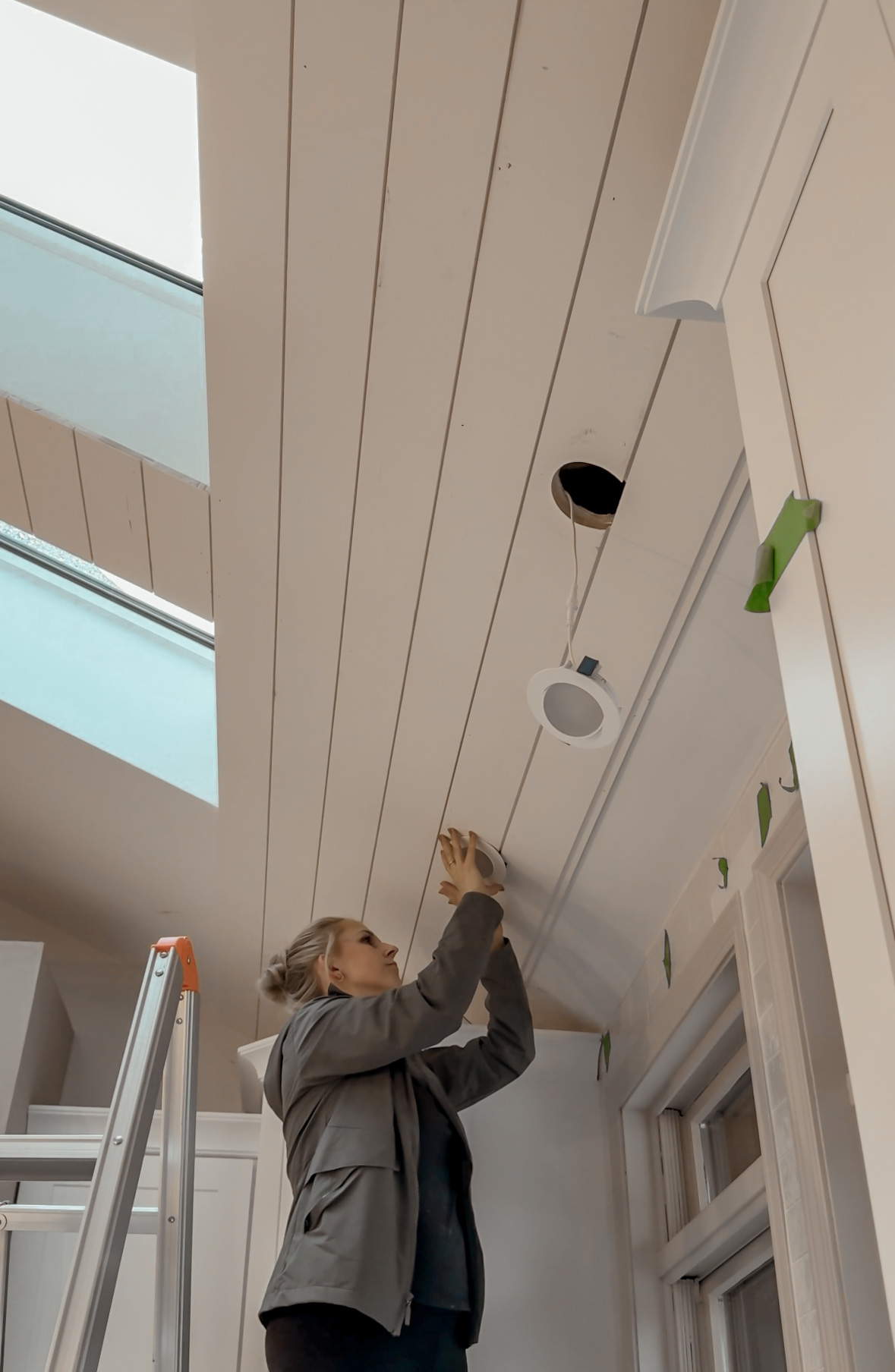 How to Shiplap to Your Vaulted Ceiling: A Step-by-Step Tutorial - Come ...