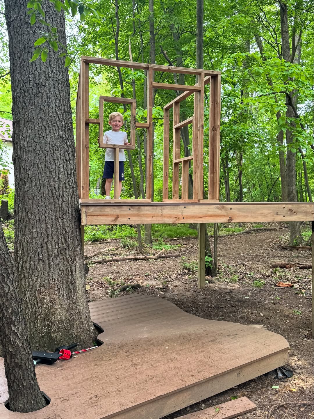 Step-by-Step Guide: How I Built a DIY Treehouse - Come Stay Awhile by ...